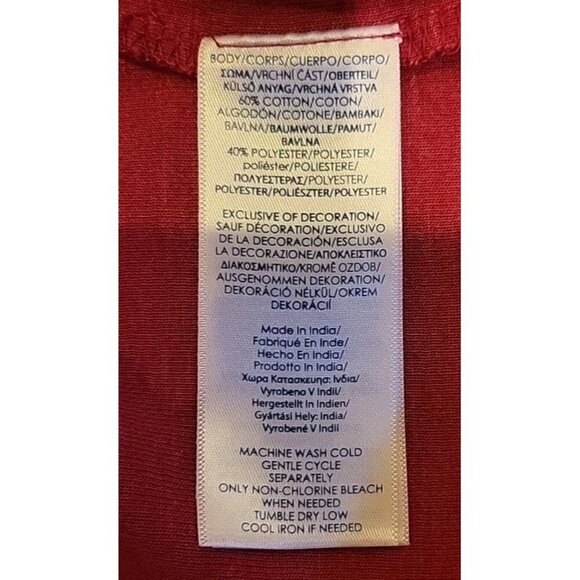 Chaps Sport Red Quarter Zip Pullover Sweatshirt Mens XL Red Heather Long Sleeve - Picture 8 of 11